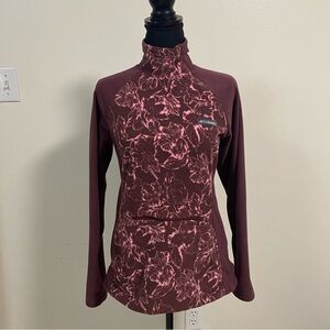 Columbia Women's Ali Peak 1/4 Zip Collared Pullover Size Small
